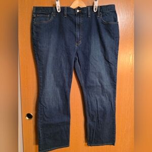 Carhartt Men's Relaxed Fit Dark Blue Jeans 46x30